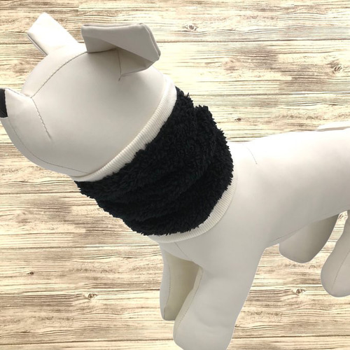 スヌード モコモコ 犬用 マフラー 名入れ 小型犬 中型犬 大型犬 名前