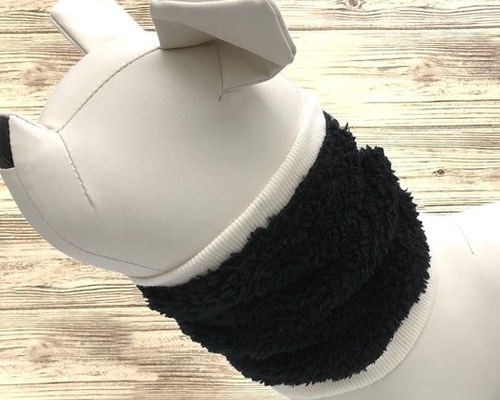 スヌード モコモコ 犬用 マフラー 名入れ 小型犬 中型犬 大型犬 名前