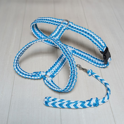 パラコード 犬 カート用 ショートリード no.45 e986f69442adc715624ae0ca5f9e03