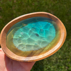 【お取り置き中】レジン　海の鉱石　宝箱　海のかけら　宝探し　No.944 レジン 海の鉱石 宝箱 海のかけら 宝探し オーシャンアート 海底
