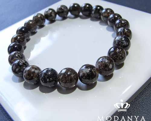 beads561]トルマリンクォーツ8mm ブレスレット 23粒