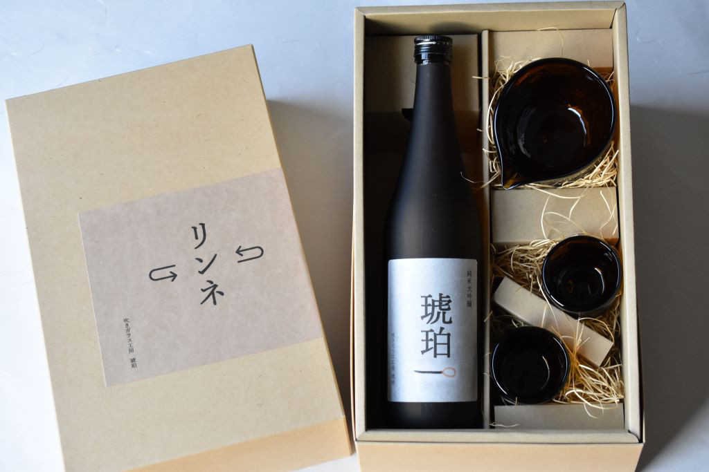 贈答【酒器セット「リンネ」茶】