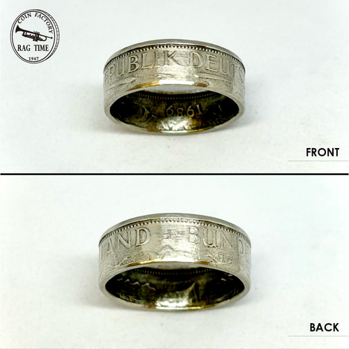 [メル様のルーム] ドイツ リング 5ライヒスマルク 銀貨 指輪 メル様のルーム] ドイツ コインリング 5ライヒスマルク 銀貨 指輪