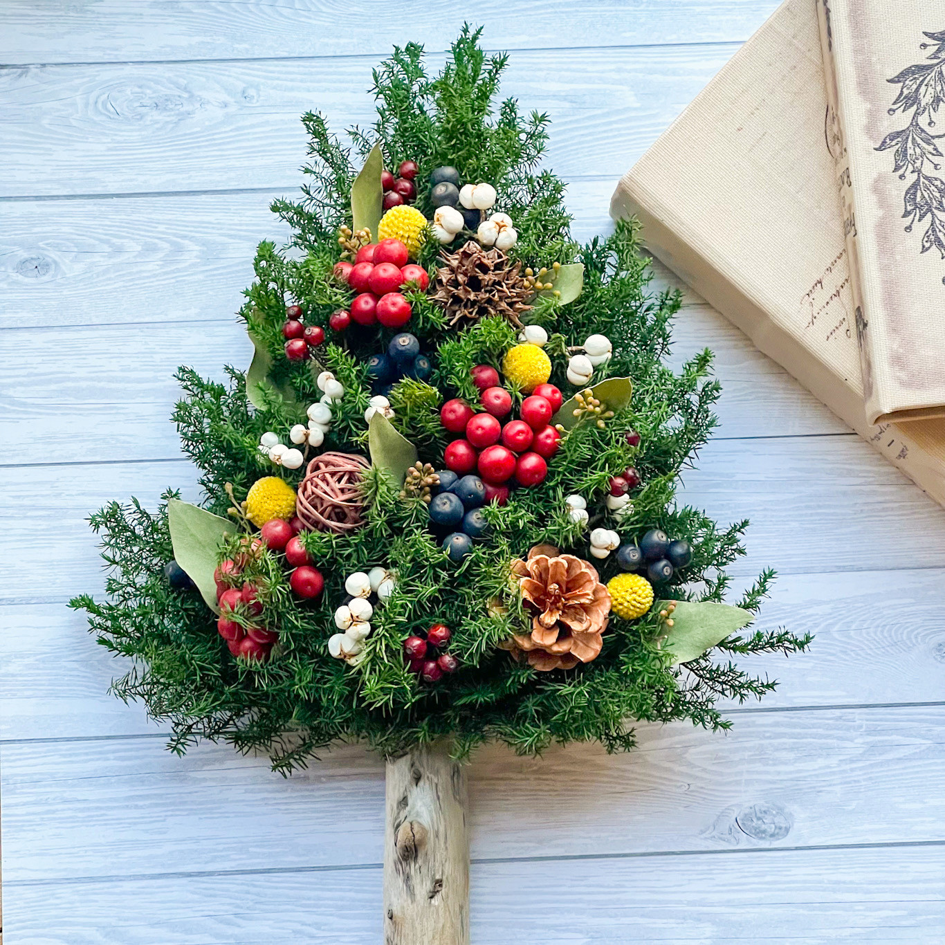 流木のクリスマスツリー