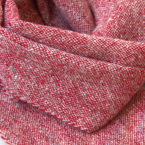 45R★ホームスパン手つなぎストール　赤 8099068.jpg