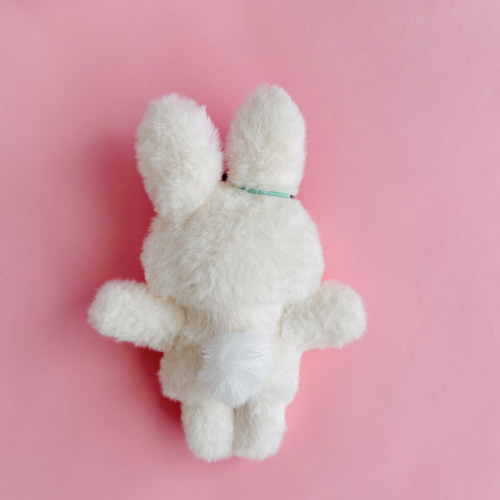 ビオラの花飾り レッドアイのうさぎちゃん♡うさぎのぬいぐるみ①