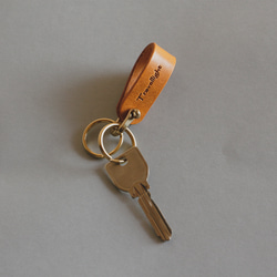 ヌメ革キーホルダー真鍮 6枚目の画像