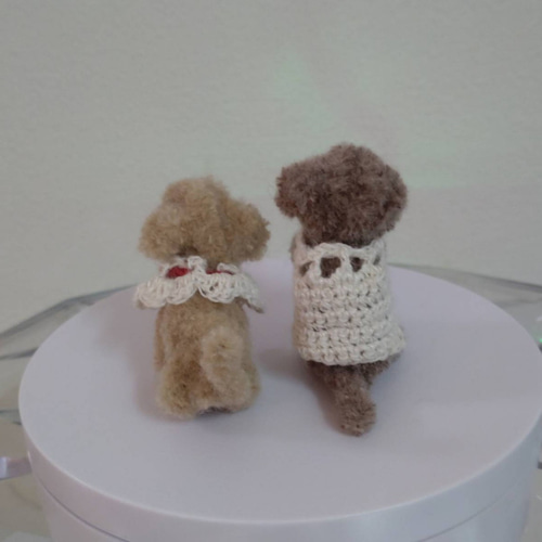 ちびっ子　トイプードル　モールアート モールアート トイプードル 作り方 | TikTok