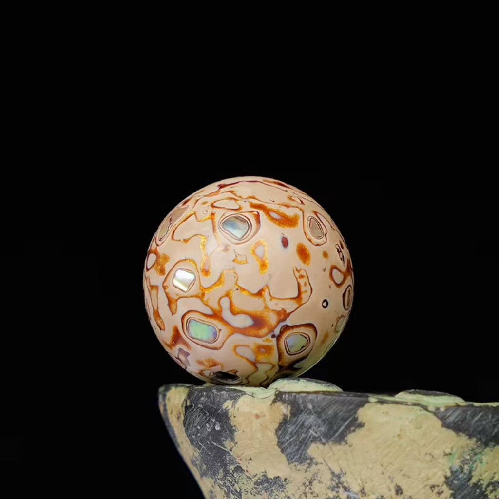 ハンドメイド ブレスレット バングル 漆器 漆塗り リストバンド 古代の技術 黒檀 螺鈿 金箔 誕生日 周年記念日