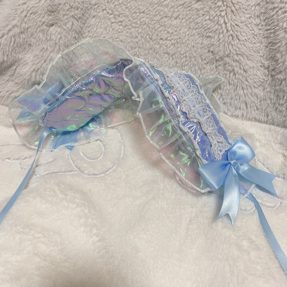 天使界隈 水色界隈 ジャージとハートのサブカルヘッドドレス