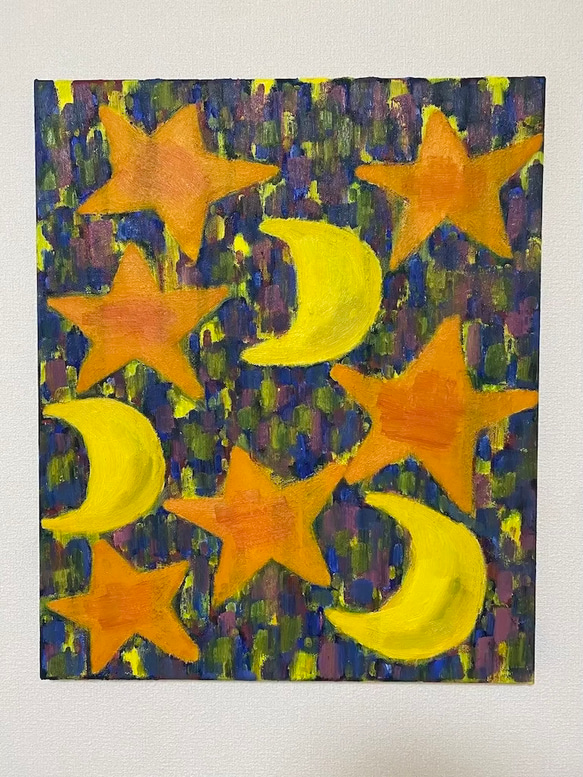 星降る夜の絵 絵画 happy good arts 通販 18622782｜Creema(クリーマ