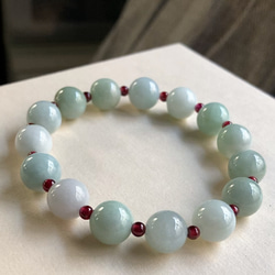 クィーンコンクシェル 猫型 デザインブレスレット 天然石ブレスレット