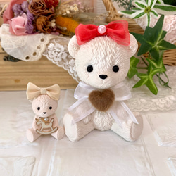 大きなテディベア アロマストーン Love アロマストーン✨ラブリーリラックスくまさん♡ - メルカリ