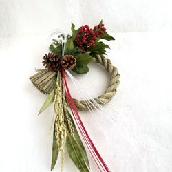 しめ縄リース02 しめ縄・しめ飾り cocoro+ 通販 18623708｜Creema