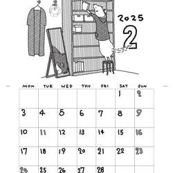 どうぶつカレンダー2025 2枚目の画像