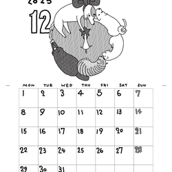 どうぶつカレンダー2025 12枚目の画像