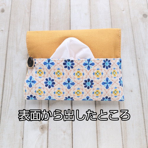 とても便利な両面タイプ♪ポケットティッシュが2個入るケース○補充