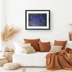 ファイブ - 抽象画 50×40㎝ 原画1点のみ キャンバス インテリア