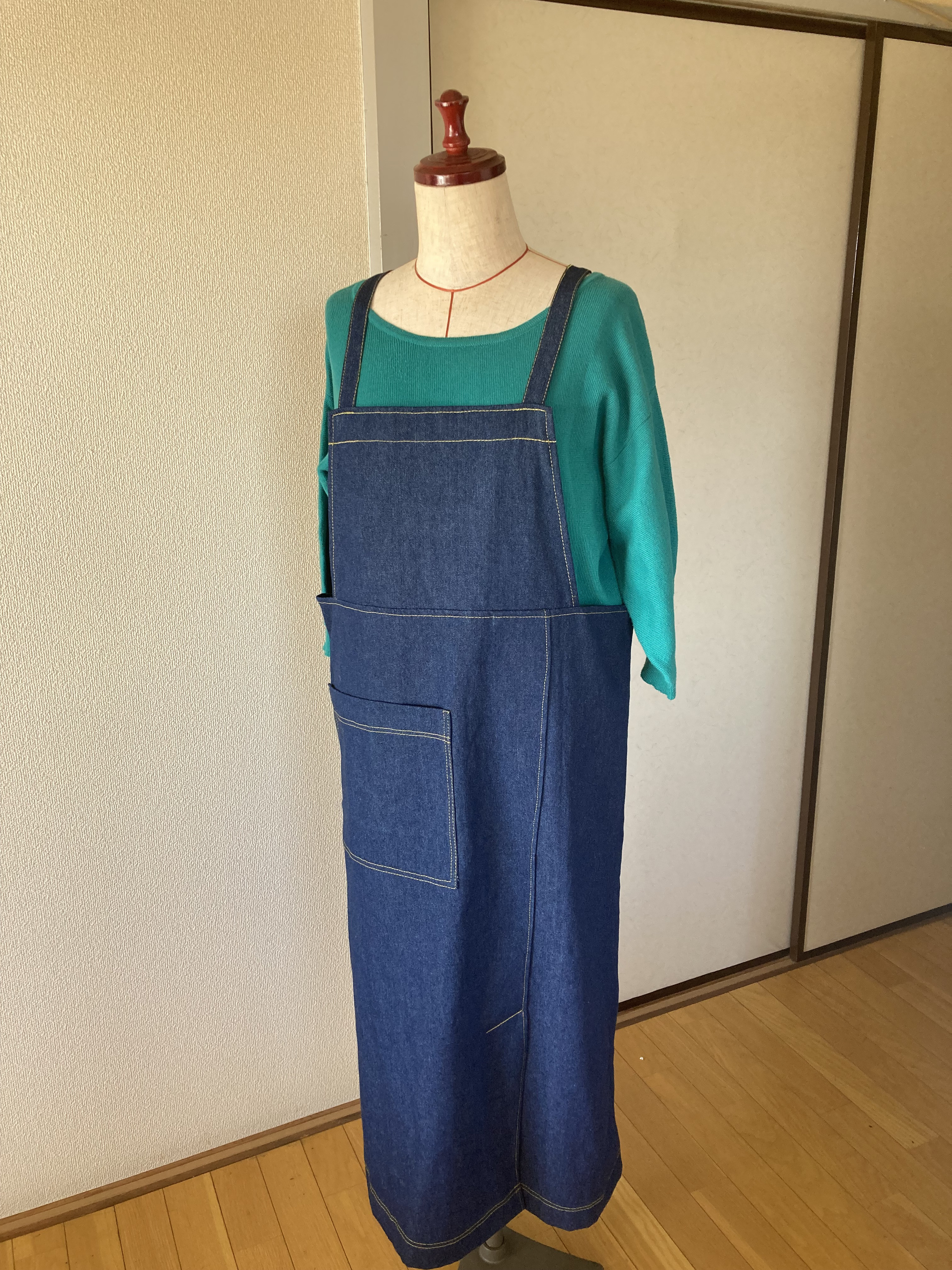 一点もの☆ソフトデニムのジャンパースカート★