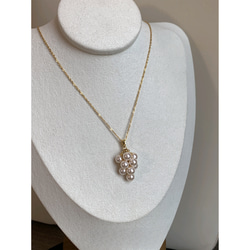 719 受注製作 ミャンマー産 本翡翠 k18金ゴールド 覆輪留め ネックレス