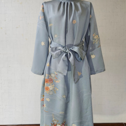 着物リメイク 前開きジャンパースカート ワンピース hiro 通販