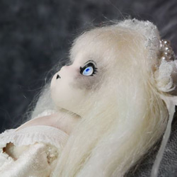 白ゴス・ビスクドール・創作人形 4枚目の画像