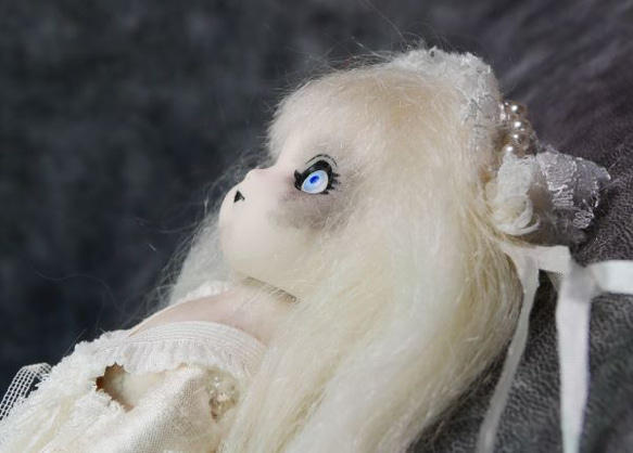白ゴス・ビスクドール・創作人形 4枚目の画像