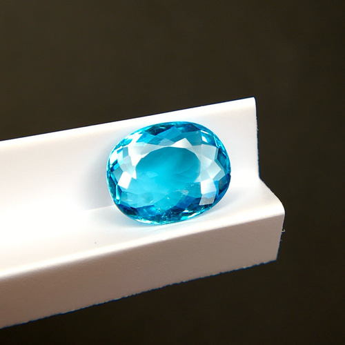 New 1.59ct天然パライバトルマリンルース 鑑定書付き ネオンブルー