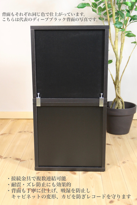 LPレコード収納 | アクリル付き扉 | おしゃれなキャビネット | レコードラック・ディスプレイ棚・ターンテーブル台 6枚目の画像