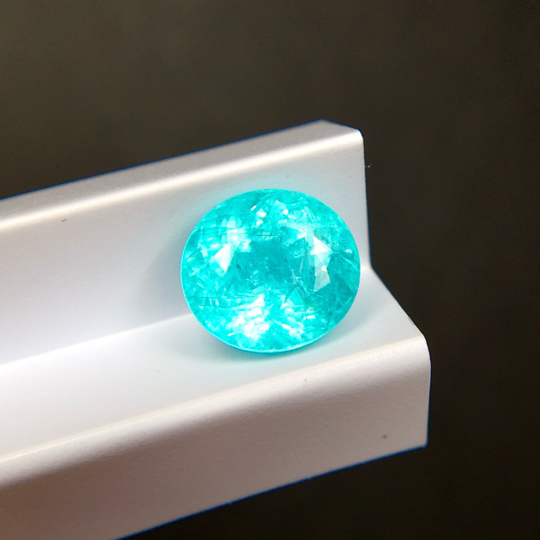 New 2.42ct天然パライバトルマリン　ルース　ネオンブルー　鑑定書付き