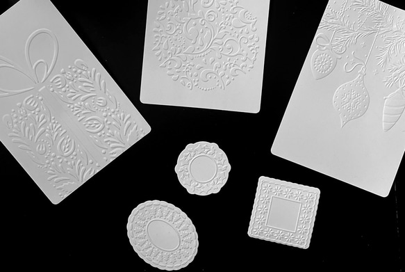 エンボスXmasカードセット 7枚目の画像