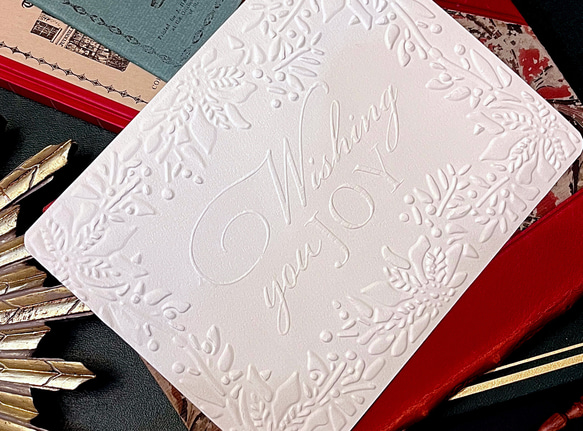 エンボスXmasカードセット 9枚目の画像