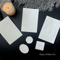 エンボスXmasカードセット 3枚目の画像