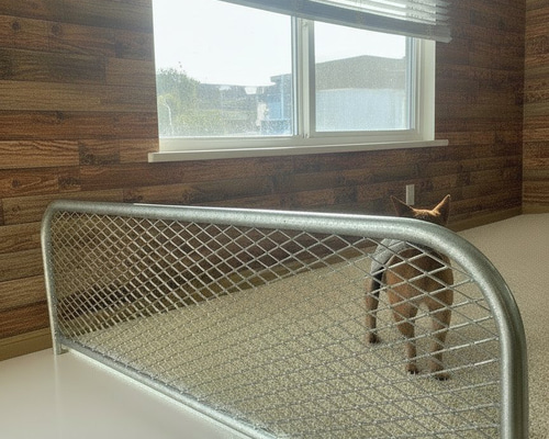 ワンちゃんの脱走防止に!!アメリカンフェンス風 1200×400バリケード