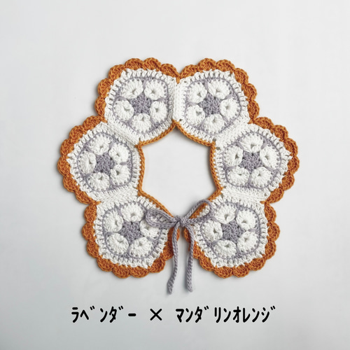 受注制作⌇手編みのつけ襟スタイ⸝⋆ スタイ・よだれかけ koguma