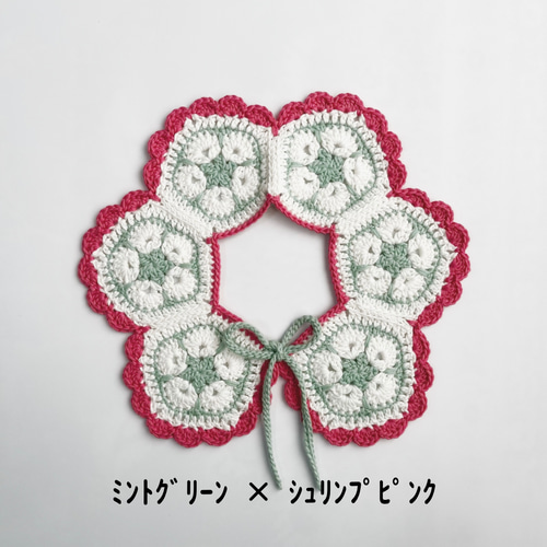 受注制作⌇手編みのつけ襟スタイ⸝⋆ スタイ・よだれかけ koguma