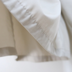 柔軟乳白色，休閒時尚的氣球褲（棉質/米白色） 第7張的照片