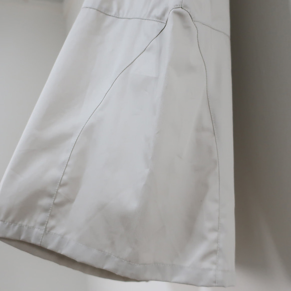 柔軟乳白色，休閒時尚的氣球褲（棉質/米白色） 第8張的照片