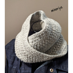 リネンニット♡スヌード♡ハンドメイド 毛糸 スヌード のおすすめ人気