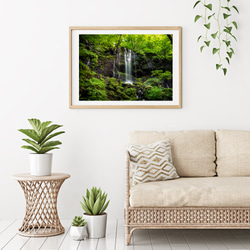 乗鞍高原 日本の滝百選 三本滝 インテリアアートポスター IVYL-025