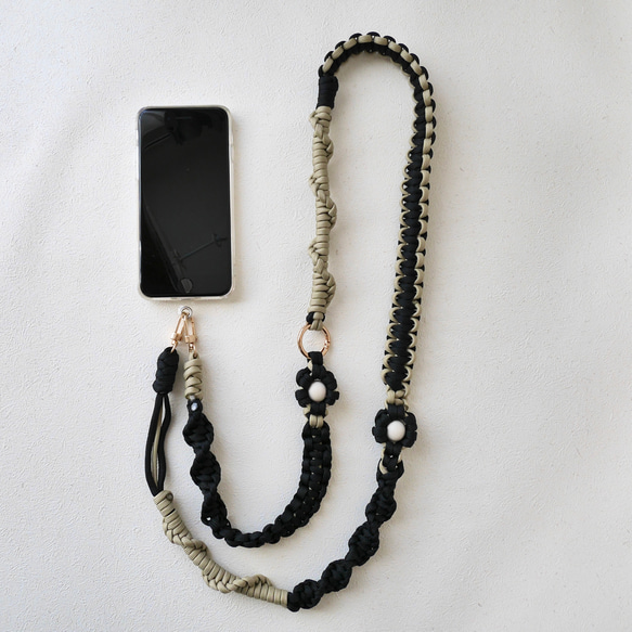 パラコード スマホショルダー ハンドストラップ 2wayスマホ