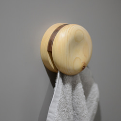 ハートのティッシュシェルフ タオルホルダーつき タオルハンガー