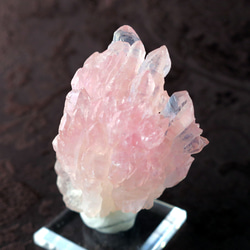 ヒマラヤ水晶 クラスター ピンク マニカラン産 70g N14 原石/鉱物 4月