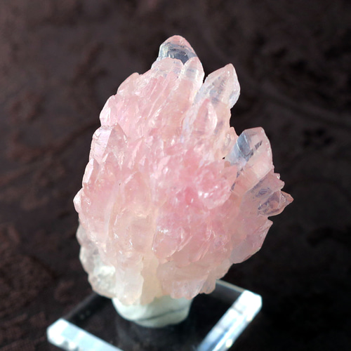 一点物】ローズクォーツ クラスター フラワー 181.00ct｜原石・鉱物