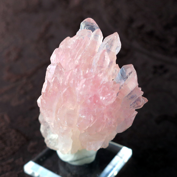 一点物】ローズクォーツ クラスター フラワー 181.00ct｜原石・鉱物