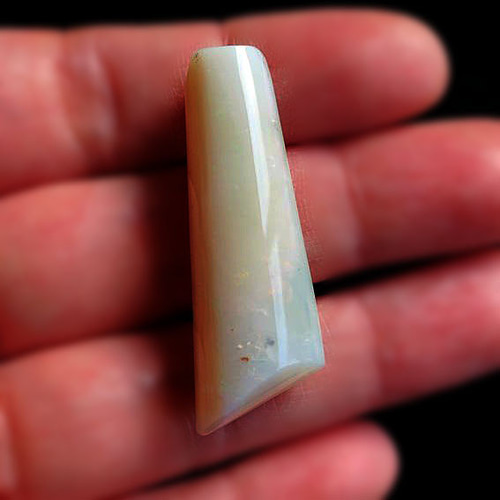 化石　オパール化したべレムナイト　　３５㎜ 一点物】オパール ベレムナイト 化石 34.35ct｜磨き・原石・鉱物