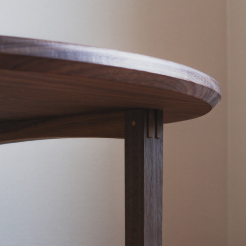 無垢材　ウォールナット　ローテーブル ちゃぶ台 無垢材 ウォールナット ローテーブル ちゃぶ台