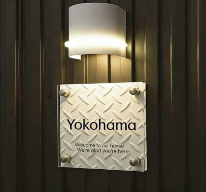 鉄製の看板 オーダーメイド インスタ映えのアクリルミルクティー専門店用立体広告看板 金属塗装の看板