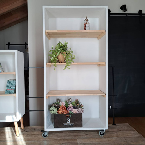 棚　ホワイト Amazon｜ぼん家具 本棚 幅60.1×奥行22.6×高さ179.9cm 8段 収納