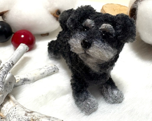 【9月まで】海外作家　シュナウザー　ぬいぐるみ　ドール　犬 楽天市場】ミニチュアシュナウザーぬいぐるみ 